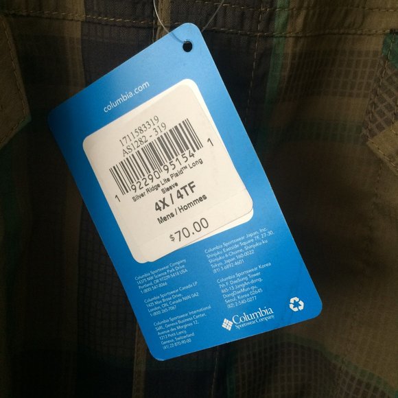 Columbia Omni Shade Button Down Shirt New - Picture 4 of 8